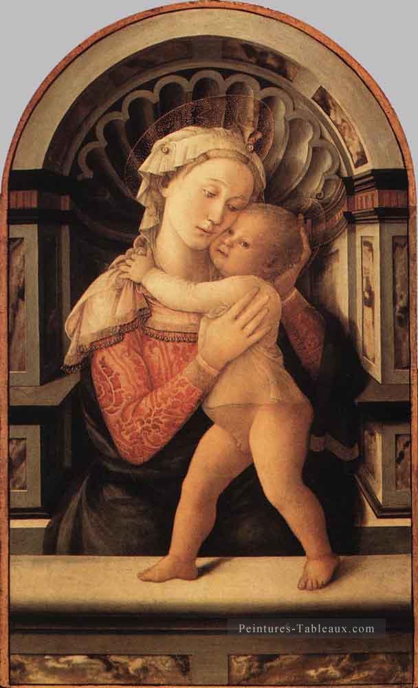 Vierge à l’Enfant Renaissance Filippo Lippi Peintures à l'huile